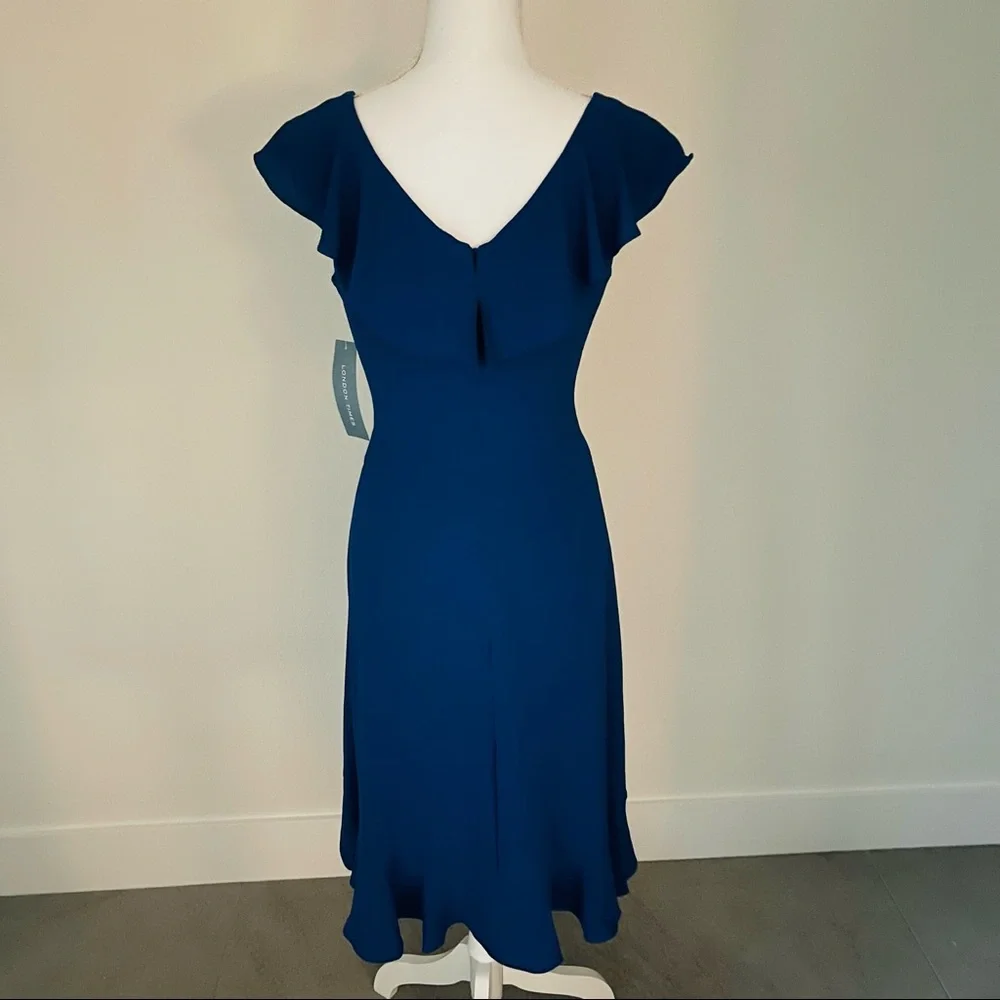 London Times Ruffled Dress - Picture 2 of 7